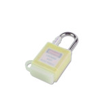 全密封防塵安全掛鎖（黃）上鎖掛牌鎖頭 工程塑膠鋼製鎖樑工業掛鎖 LOTO安全掛鎖 11332 - 黃83*38mm