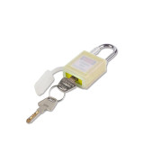 全密封防塵安全掛鎖（黃）上鎖掛牌鎖頭 工程塑膠鋼製鎖樑工業掛鎖 LOTO安全掛鎖 11332 - 黃83*38mm