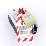 全密封防塵安全掛鎖（黃）上鎖掛牌鎖頭 工程塑膠鋼製鎖樑工業掛鎖 LOTO安全掛鎖 11332 - 黃83*38mm