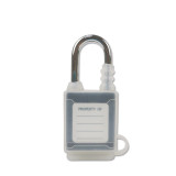 全密封防塵安全掛鎖（黑色）上鎖掛牌鎖頭 工程塑膠鋼製鎖樑工業掛鎖 LOTO安全掛鎖 11335 - 黑83*38mm