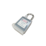 全密封防塵安全掛鎖（黑色）上鎖掛牌鎖頭 工程塑膠鋼製鎖樑工業掛鎖 LOTO安全掛鎖 11335 - 黑83*38mm