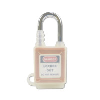 全密封防塵安全掛鎖（橘色）上鎖掛牌鎖頭 工程塑膠鋼製鎖樑工業掛鎖 LOTO安全掛鎖 11337 - 橙83*38mm