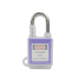 全密封防塵安全掛鎖（紫）上鎖掛牌鎖頭 工程塑膠鋼製鎖樑工業掛鎖 LOTO安全掛鎖 11338 - 紫83*38mm