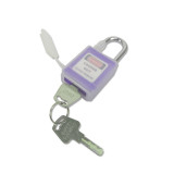 全密封防塵安全掛鎖（紫）上鎖掛牌鎖頭 工程塑膠鋼製鎖樑工業掛鎖 LOTO安全掛鎖 11338 - 紫83*38mm