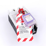 全密封防塵安全掛鎖（紫）上鎖掛牌鎖頭 工程塑膠鋼製鎖樑工業掛鎖 LOTO安全掛鎖 11338 - 紫83*38mm