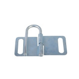 蝴蝶防撬搭扣鎖 工業鋼製扣環鎖 LOTO多人管理防盜安全鎖具 可容耐6把鎖 11339 - 本色87*60mm