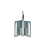 蝴蝶防撬搭扣鎖 工業鋼製扣環鎖 LOTO多人管理防盜安全鎖具 可容耐6把鎖 11339 - 本色87*60mm