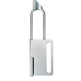 蝴蝶防撬搭扣鎖 工業鋼製扣環鎖 LOTO多人管理防盜安全鎖具 可容耐10把鎖 11340 - 本色167*60mm