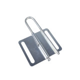 蝴蝶防撬搭扣鎖 工業鋼製扣環鎖 LOTO多人管理防盜安全鎖具 可容耐10把鎖 11340 - 本色167*60mm