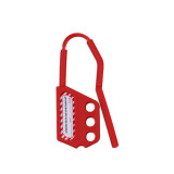 絕緣安全扣環 工業絕緣安全鎖鉤 多人管理塑膠安全扣環 絕緣三孔鎖鉤 11345 - 紅115*40*6mm