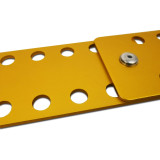 掛鎖扣鎖 鋁合金聯排鎖鉤 多人管理聯排鎖安全搭扣鎖 上鎖掛牌 11346 - 本色165*42*2mm