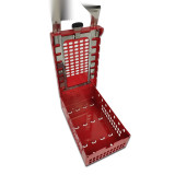 壁掛式共鎖箱（空箱）小型可手提鎖具箱 掛鎖管理箱 多人管理安全鎖具管理箱 163×255×85mm 11366 - 紅色163*255*85mm