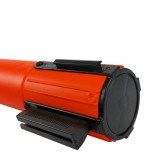 附輪型塑膠伸縮隔離柱 一米線欄桿隔離警示柱機場護欄桿（2個裝） 伸縮欄桿紅色警戒線 - 紅色2m