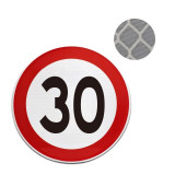 限速交通安全標示（限速30公里）φ60cm 交通安全標示 11024 - 反光膜Φ600mm
