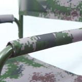 迷彩應急作訓椅 戶外野戰指揮椅導演作訓椅迷彩野營便攜式折疊椅 約83×56×46cm 11434 - 迷彩綠83×56×46cm