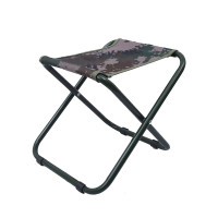 便攜式緊急折疊馬扎 迷彩牛津布便攜式折疊馬扎野戰折疊凳馬扎凳 28×21×30cm 11435 - 迷彩綠28×21×30cm