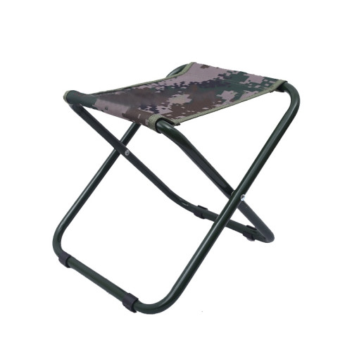 便攜式緊急折疊馬扎 迷彩牛津布便攜式折疊馬扎野戰折疊凳馬扎凳 28×21×30cm 11435 - 迷彩綠28×21×30cm