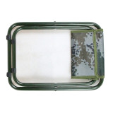 便攜式緊急折疊馬扎 迷彩牛津布便攜式折疊馬扎野戰折疊凳馬扎凳 28×21×30cm 11435 - 迷彩綠28×21×30cm