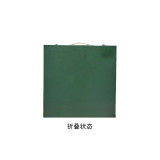 全折疊緊急會議桌 全折疊鋼製會議桌 便攜式戶外野戰作業桌 士兵折疊餐桌 200x100x75cm 11436 - 綠色100x200x75cm