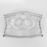 拋棄式口罩內墊支架（5個）立體口罩支架拋棄式內托墊不貼嘴鼻支撐透氣不染口紅架 11437 - 透明白102x77.2mm