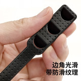 口罩防勒護耳調整帶（20個）掛鉤防勒耳神器鬆緊調整輔助帶延長扣 黑色 11438 - 黑色14.5x1.6cm