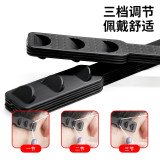 口罩防勒護耳調整帶（20個）掛鉤防勒耳神器鬆緊調整輔助帶延長扣 黑色 11438 - 黑色14.5x1.6cm