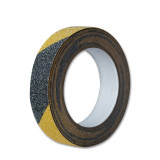 警示防滑膠帶 磨砂地面階梯防滑安全提示貼 黃黑條紋 2.5cm×20m 14211 - 黃/黑25mm×20m