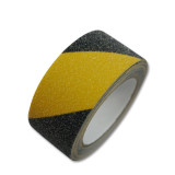 警示防滑膠帶（黃黑條紋）條紋警示防滑膠帶 斑馬紋防滑貼 5cm×20m 14212 - 黃/黑50mm×20m