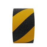 警示防滑膠帶 磨砂地面階梯防滑安全提示貼 黃黑條紋 10cm×20m 14213 - 黃/黑100mm×20m