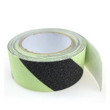 自發光防滑膠帶 磨砂地面階梯防滑安全提示貼 條紋款 5cm×18m 14501 - 黃/黑50mm×18m