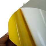 警示防滑貼（當心階梯）當心階梯防滑貼 樓梯防滑貼 14231 - 黃底黑字200×600mm