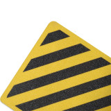 警示防滑貼（條紋圖案）黃黑防滑貼 警示防滑貼 黃黑防滑貼 14235 - 黃底黑字200×600mm