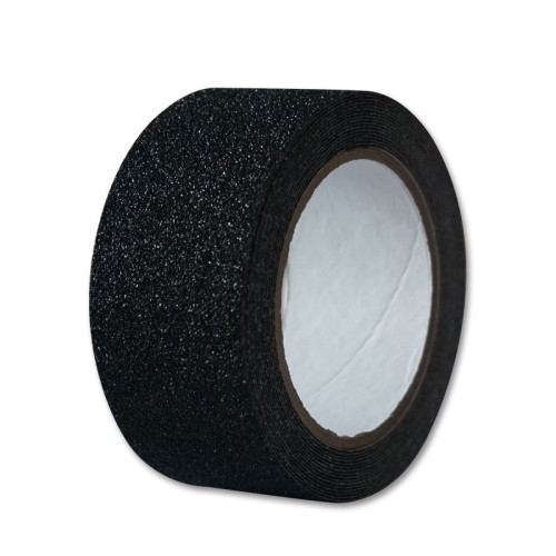 無礦砂型防滑膠帶 PVC防水耐磨安全警示防滑條 黑 5cm×18m 14454 - 黑色50mm×18m