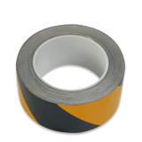 反光劃線膠帶（黃/黑）75mm×22m 反光斑馬膠帶 反光條紋膠帶 黃黑反光膠帶 14219 - 黃/黑75mm×22m