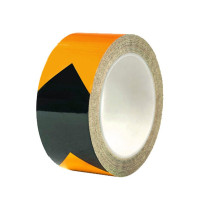 箭頭反光警告膠帶(黃黑箭頭)50mm×22m 反光劃線帖 14349 - 黃黑箭頭50mm×22m 箭頭反光警告膠帶(黃黑箭頭)50mm×22m 反光劃線帖 14349 - 黃黑箭頭50mm×22m