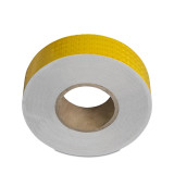 晶格反光警示膠帶（黃）5cm×50m 反光膠帶 反光車身標貼 14353 - 黃色50mm×50m