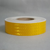 晶格反光警示膠帶（黃）5cm×50m 反光膠帶 反光車身標貼 14353 - 黃色50mm×50m