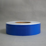 晶格反光警告膠帶（藍）50mm×50m 交通反光膠帶 反光貼 14355 - 藍色50mm×50m