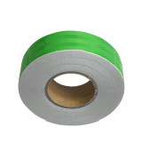 晶格反光警告膠帶（綠）工程級反光膠帶 晶格反光條 14356 - 綠色50mm×50m