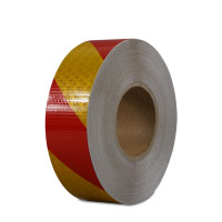 晶格反光警告膠帶(紅/黃)5cm×50m 反光車身貼 反光貼 14360 - 紅/黃50mm×50m 晶格反光警告膠帶(紅/黃)5cm×50m 反光車身貼 反光貼 14360 - 紅/黃50mm×50m