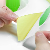 晶格反光警告膠帶（綠/白）50mm×50m 條紋反光警告膠帶 14361 - 綠/白50mm×50m