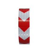 晶格反光警告膠帶（紅白箭頭）5cm×50m 反光劃線膠帶 14363 - 紅白50mm×50m