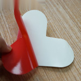 5S管理地貼 耐磨倉庫工廠目視化定位標識直角貼 L型10片裝紅 長10寬10cm 15788 - 紅色100×100mm