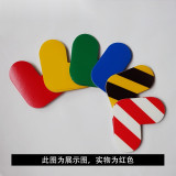 5S管理地貼 耐磨倉庫工廠目視化定位標識直角貼 L型10片裝紅 長10寬10cm 15788 - 紅色100×100mm