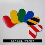 5S管理地貼 耐磨倉庫工廠設備定位標識標誌貼 L型10片裝長10cm寬10cm 15800 - 綠色100×100mm