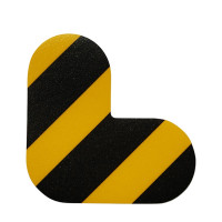 5S定位管理地貼 耐磨倉庫工廠識別標誌貼 L型10片裝長100mm寬100mm黃黑 15806 - 黃/黑100×100mm 5S定位管理地貼 耐磨倉庫工廠識別標誌貼 L型10片裝長100mm寬100mm黃黑 15806 - 黃/黑100×100mm