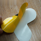 5S定位管理地貼 耐磨倉庫工廠識別標誌貼 L型10片裝長100mm寬100mm黃黑 15806 - 黃/黑100×100mm