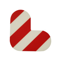 5S定位管理地貼 耐磨倉庫工廠識別標誌貼 L型10片裝長100mm寬100mm紅白 15812 - 紅/白100×100mm 5S定位管理地貼 耐磨倉庫工廠識別標誌貼 L型10片裝長100mm寬100mm紅白 15812 - 紅/白100×100mm