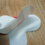 5S定位管理地貼 耐磨倉庫工廠識別標誌貼 L型10片裝長100mm寬100mm紅白 15812 - 紅/白100×100mm