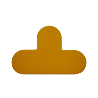 5S管理地貼 耐磨倉庫警示定位標識標誌貼 T型10片裝 寬10cm長15cm黃 15781 - 黃色100×150mm 5S管理地貼 耐磨倉庫警示定位標識標誌貼 T型10片裝 寬10cm長15cm黃 15781 - 黃色100×150mm